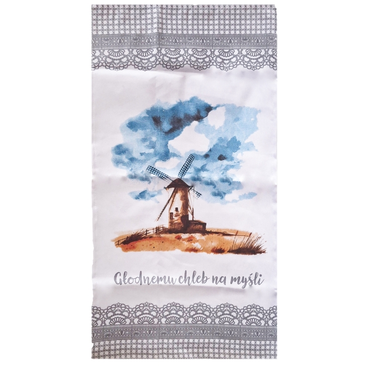 ścierka kuchenna bawełniana z napisami